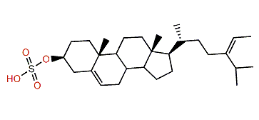 (Z)-Stigmasta-5,24(28)-dien-3b-ol 3-sulfate